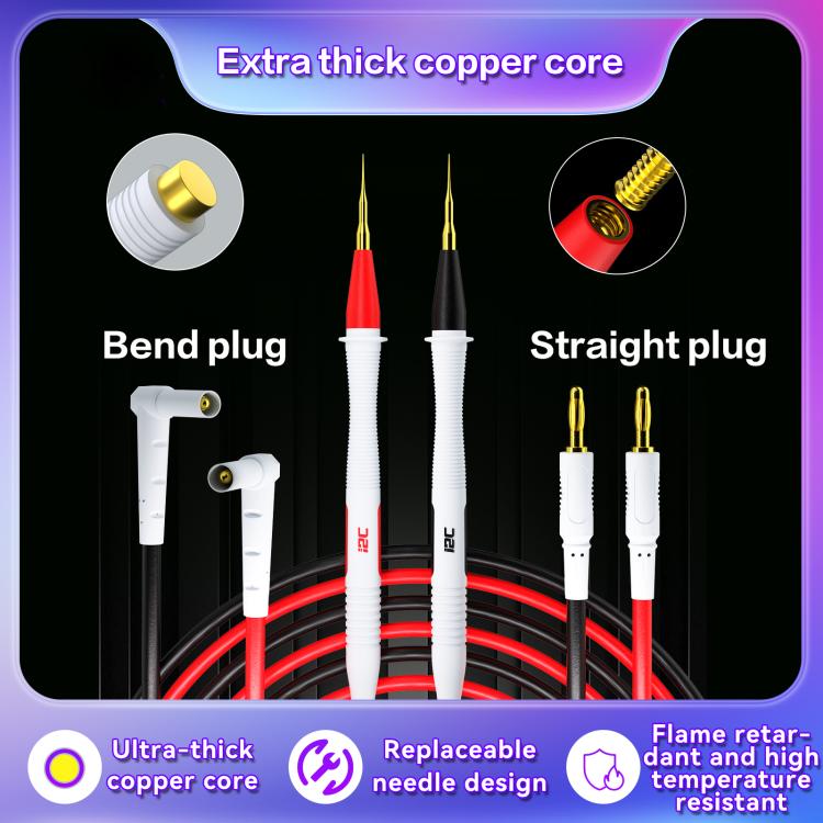 i2C Pure Copper Silicone Probe Detection Pen, Model:Straight Plug Without Stainless Steel Needle - free shipping - PMC TechLife - Order now!