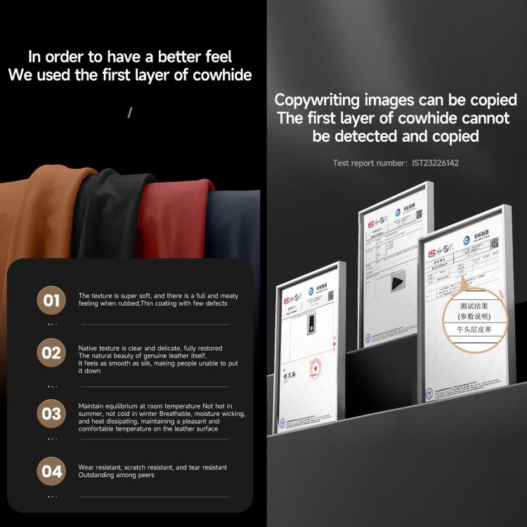 For vivo X Fold5 SULADA Frameless Top Layer Cowhide Leather PC Phone Case(Black) - free shipping - PMC TechLife - Order now!