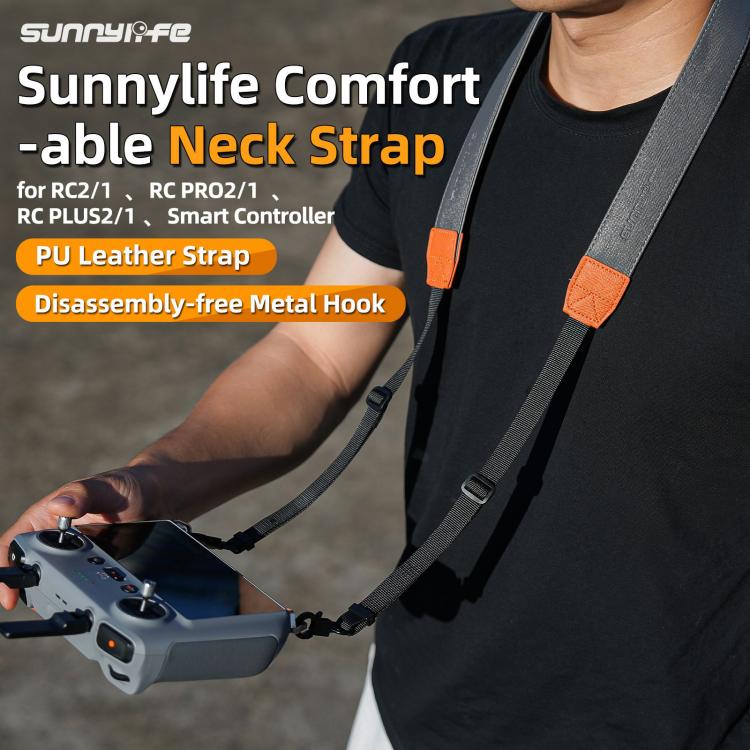 For DJI RC 2 / 1 / Pro 2 / 1 Sunnylife GS014 Multi-Purpose Lanyard with CNC Aluminum Buckle(Grey) - free shipping - PMC TechLife - Order now!