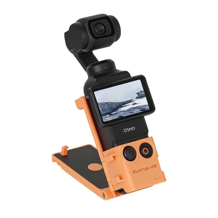 For DJI OSMO Pocket 3 Sunnylife Magnetic Mount 1/4 Adapter Cold Shoe Tabletop Base Bracket Angles Adjustable Multi Expansion Mount(Orange) - free shipping - PMC TechLife - Order now!