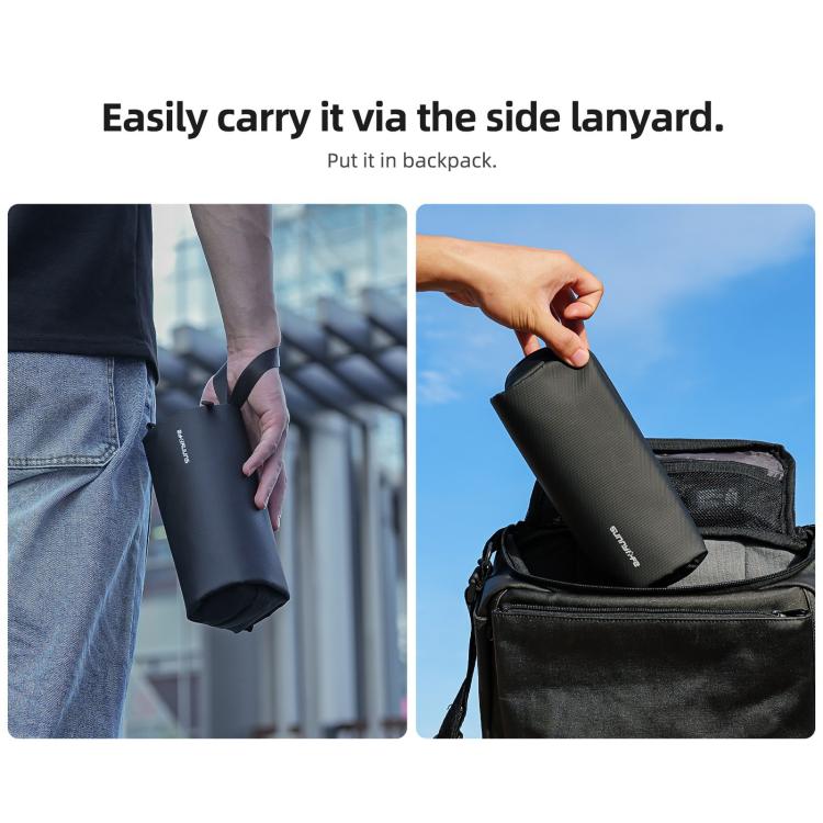 For DJI OSMO Pocket 3 Sunnylife Carrying Handbag Storage Shoulder Bag Combo Bags Mini Travel Daily Pouch(Orange) - free shipping - PMC TechLife - Order now!