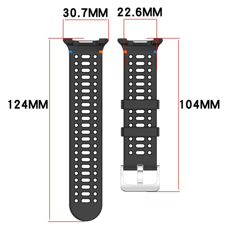 For Samsung Galaxy Watch8 / Watch8 Classic xDfind Alloy Silver Buckle Breathable Hole Silicone Watch Band(Official Blue) - free shipping - PMC TechLife - Order now!