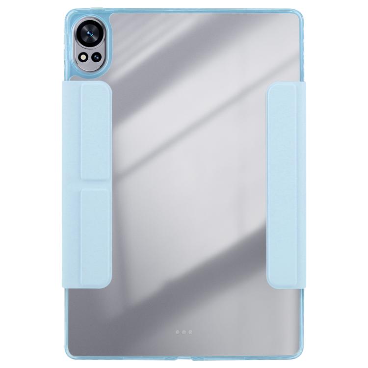 For Huawei MatePad Air 12 2024 Magnetic Detachable Dual-Clasp Acrylic Deformation Leather Tablet Case(Ice Blue) - free shipping - PMC TechLife - Order now!