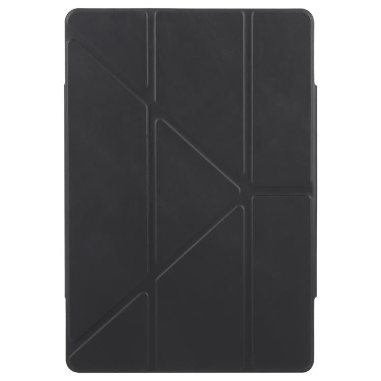 For Huawei MatePad Air 12 2024 Magnetic Detachable Dual-Clasp Acrylic Deformation Leather Tablet Case(Black) - free shipping - PMC TechLife - Order now!