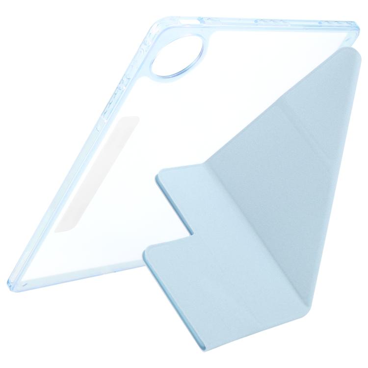For Huawei MatePad Pro 12.2 2024 Magnetic Detachable Dual-Clasp Acrylic Deformation Leather Tablet Case(Ice Blue) - free shipping - PMC TechLife - Order now!
