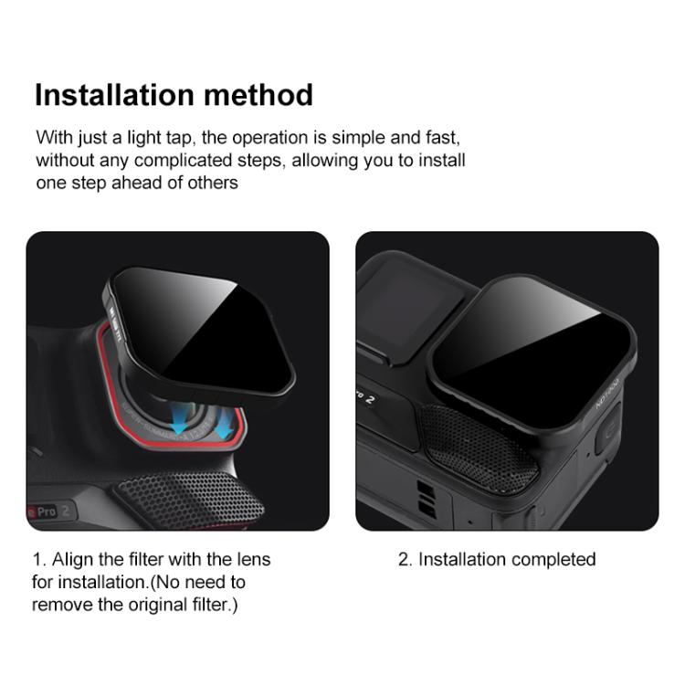 For Insta360 Ace Pro 2 Camera Lens Filter, Filter:ND32 - free shipping - PMC TechLife - Order now!
