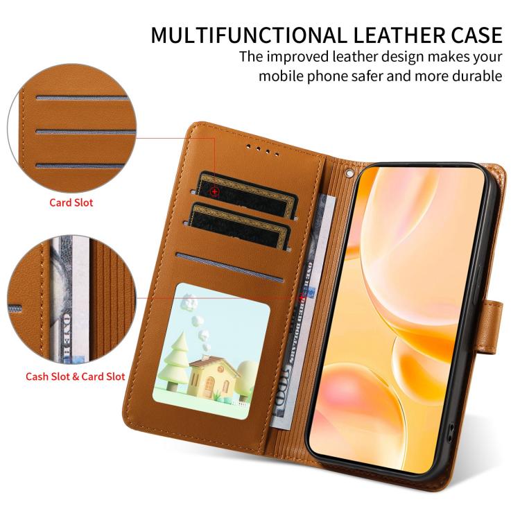 For Motorola Moto G04 / G24 / E14 Embossed Heart Dog RFID Blocking Wallet Leather Phone Case(Brown) - free shipping - PMC TechLife - Order now!