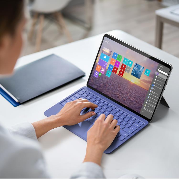 For MicroSoft Surface Pro 12 Backlight Tablet Bluetooth Keyboard with Touch Pad(Black) - free shipping - PMC TechLife - Order now!