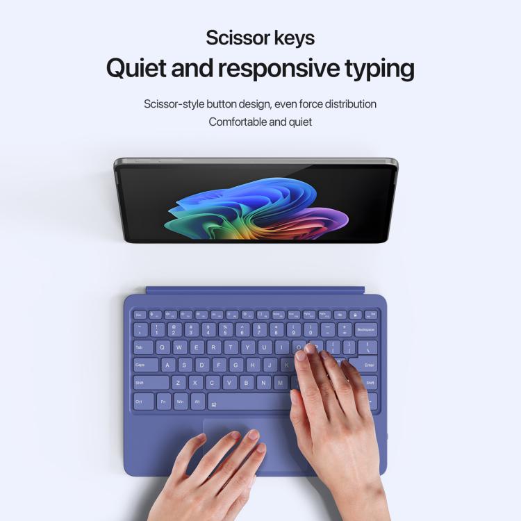 For MicroSoft Surface Pro 12 Backlight Tablet Bluetooth Keyboard with Touch Pad(Blue) - free shipping - PMC TechLife - Order now!