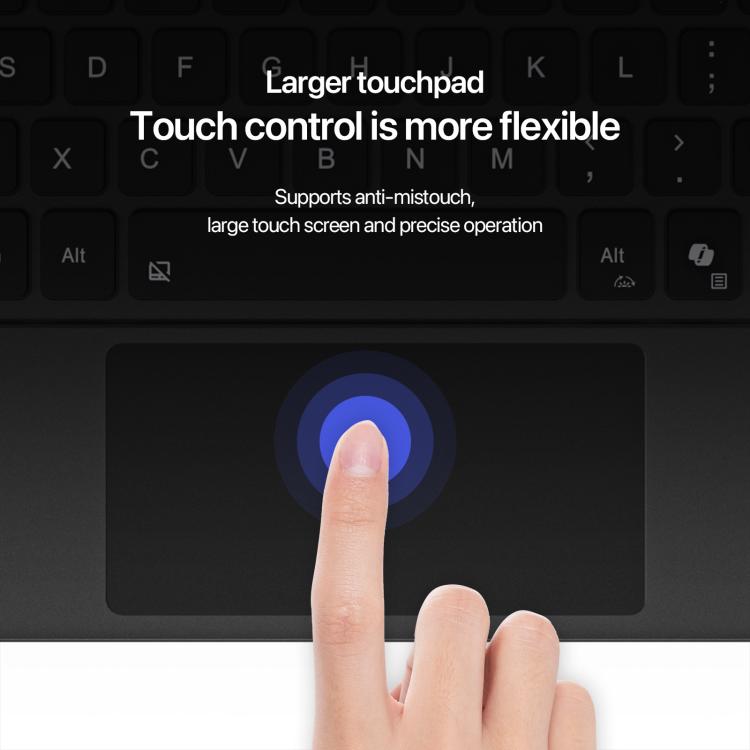 For MicroSoft Surface Pro 12 Backlight Tablet Bluetooth Keyboard with Touch Pad(Blue) - free shipping - PMC TechLife - Order now!