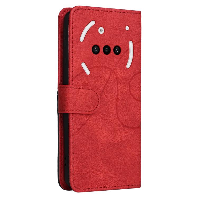 For Nothing Phone 3A Dual-color Splicing Flip Leather Phone Case(Red) - free shipping - PMC TechLife - Order now!