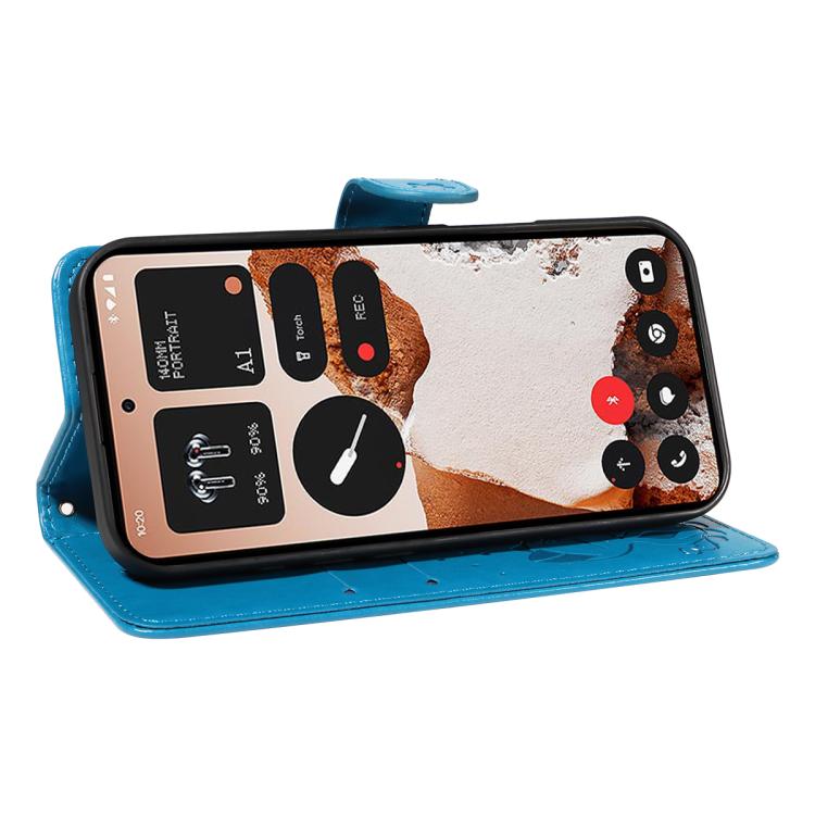For Nothing CMF Phone 2 Pro Cat and Bee Embossed Flip Leather Phone Case(Blue) - free shipping - PMC TechLife - Order now!