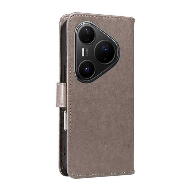 For Huawei Pura 80 Pro 5G Cat and Bee Embossed Flip Leather Phone Case(Grey) - free shipping - PMC TechLife - Order now!