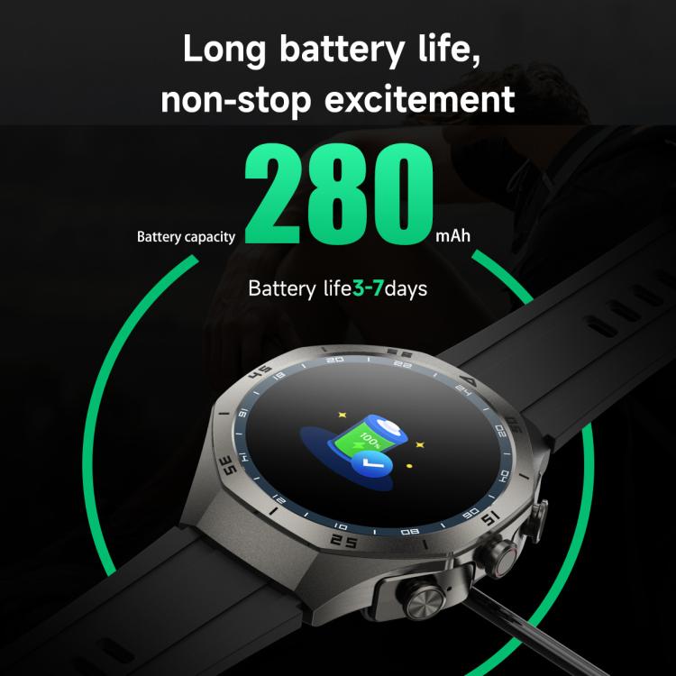 F38 Dual-ear Bluetooth Earphone Smart Watch IP67 Supports Heart Rate Monitoring, Watchband:Silicone(Silver) - free shipping - PMC TechLife - Order now!