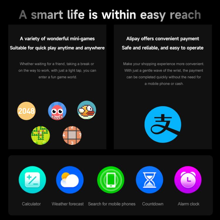 F38 Dual-ear Bluetooth Earphone Smart Watch IP67 Supports Heart Rate Monitoring, Watchband:Steel(Silver) - free shipping - PMC TechLife - Order now!