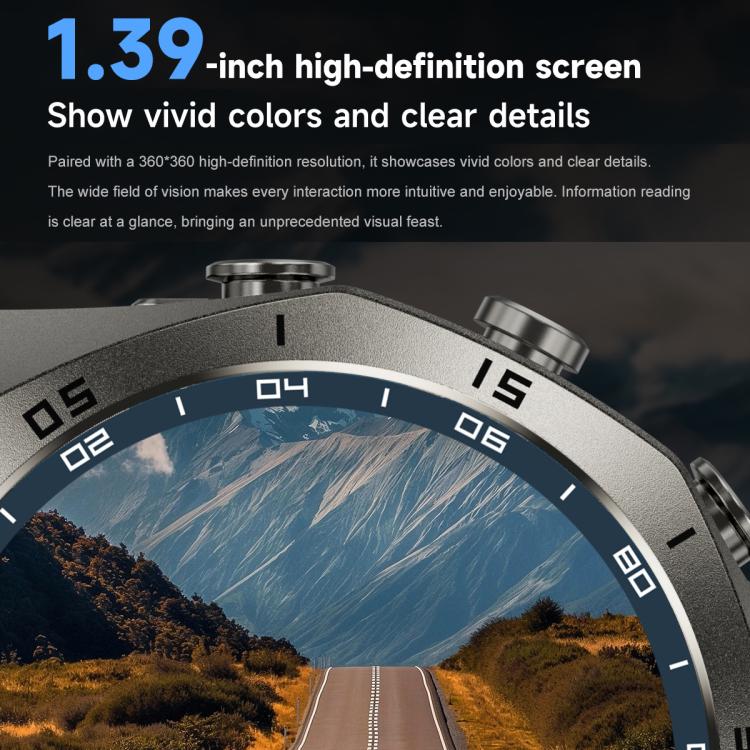 F38 Dual-ear Bluetooth Earphone Smart Watch IP67 Supports Heart Rate Monitoring, Watchband:Leather(Silver) - free shipping - PMC TechLife - Order now!