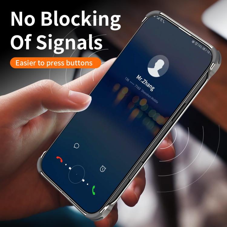 For iPhone 15 Pro Max J TRIBE Metal Frameless Plain Leather MagSafe Phone Case(Brown) - free shipping - PMC TechLife - Order now!