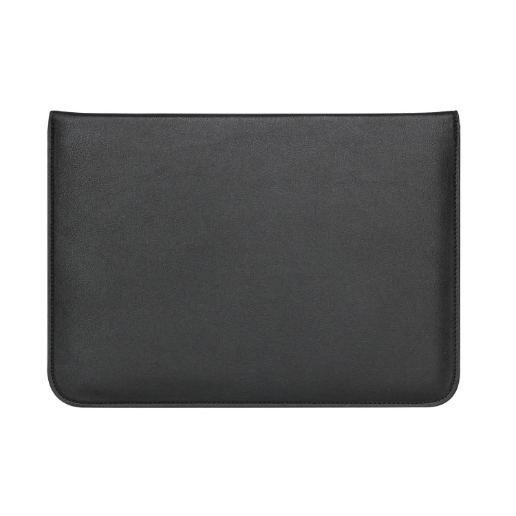 PU Leather Ultra-thin Envelope Bag Laptop Bag for MacBook Air / Pro 13 inch, with Stand Function(Black) - Protective Bags by PMC Jewellery | Online Shopping South Africa | PMC Jewellery | Buy Now Pay Later Mobicred