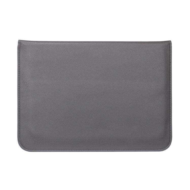 PU Leather Ultra-thin Envelope Bag Laptop Bag for MacBook Air / Pro 13 inch, with Stand Function(Space Gray) - Protective Bags by PMC Jewellery | Online Shopping South Africa | PMC Jewellery | Buy Now Pay Later Mobicred