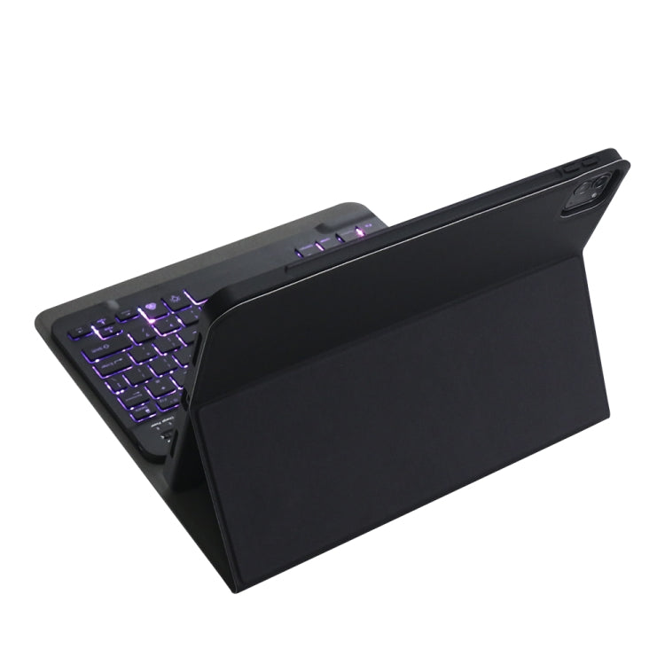 A098BS Detachable Ultra-thin Backlight Bluetooth Keyboard Tablet Case for iPad Air 11 2024 / 2025 / Air 4 10.9 inch 2020, with Stand & Pen Slot(Black) - For iPad Air by PMC TechLife | Online Shopping South Africa | PMC TechLife | Buy Now Pay Later Mobicred