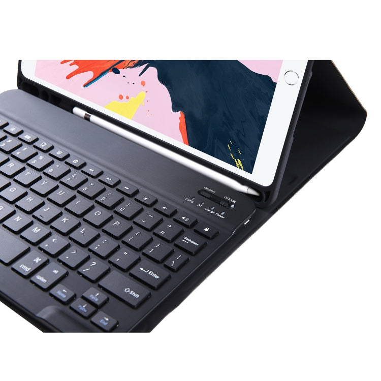 T098B Integrated Ultra-thin Candy Colors Bluetooth Keyboard Tablet Case for  iPad Air 11 2024 / 2025 / Air 4 10.9 inch 2020, with Stand & Pen Slot(Black) - For iPad Air by PMC Jewellery | Online Shopping South Africa | PMC Jewellery | Buy Now Pay Later Mobicred