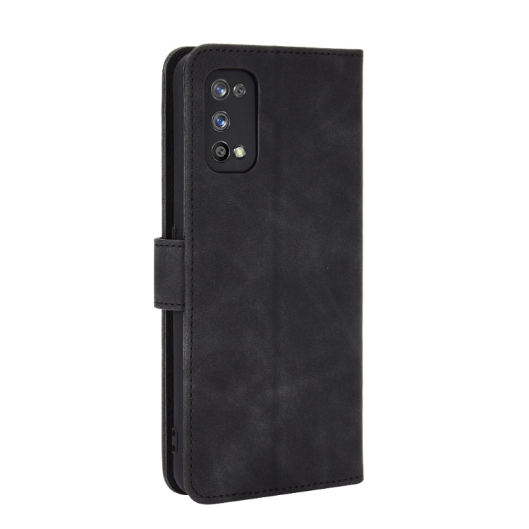 For OPPO Realme 7 Pro Solid Color Skin Feel Magnetic Buckle Horizontal Flip Calf Texture PU Leather Case with Holder & Card Slots & Wallet(Black) - Realme Cases by PMC TechLife | Online Shopping South Africa | PMC TechLife | Buy Now Pay Later Mobicred