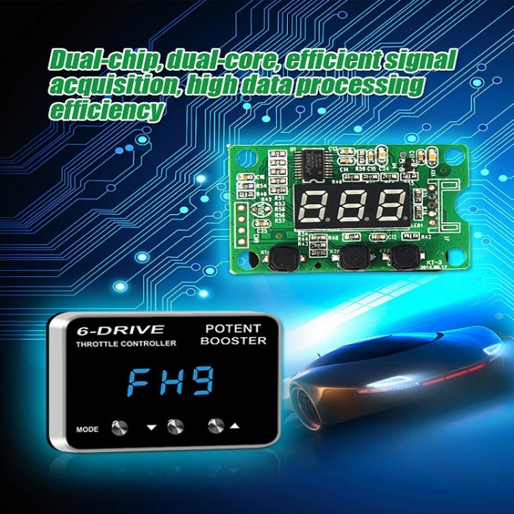 For Peugeot 207 2009+ TROS TS-6Drive Potent Booster Electronic Throttle Controller - Car Modification by TROS | Online Shopping South Africa | PMC TechLife | Buy Now Pay Later Mobicred