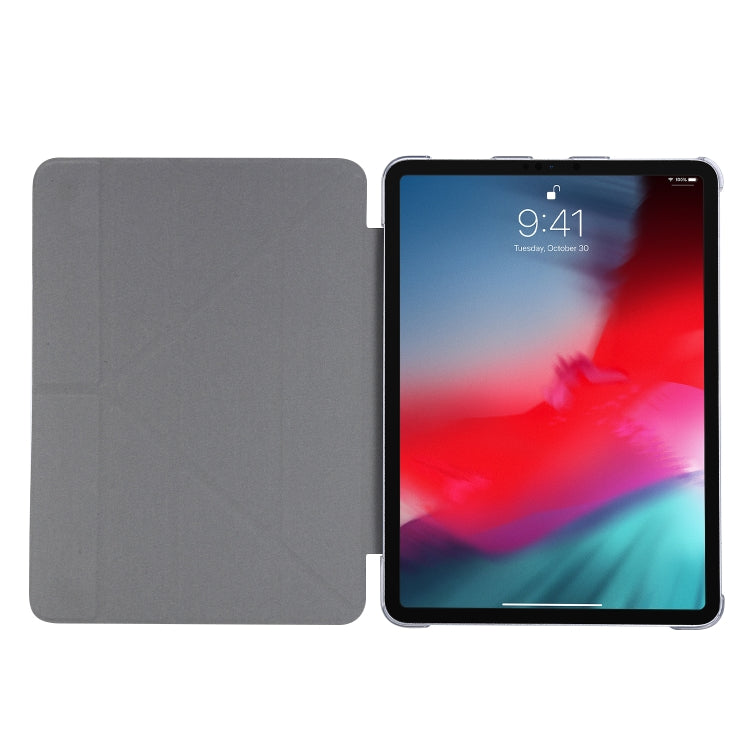 Silk Texture Horizontal Deformation Flip Leather Case with Three-folding Holder For iPad Air 11 2024 / Air 2022 / 2020 10.9(Green) - iPad Air (2022) / (2020) 10.9 Cases by PMC TechLife | Online Shopping South Africa | PMC TechLife | Buy Now Pay Later Mobicred
