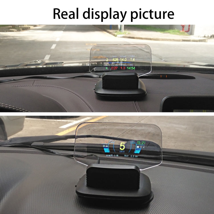 C1 OBD2 + GPS Mode Car HUD Head-up Display Compass / Speed / Water Temperature / Voltage Display / Speed Alarm / Fault Alarm - free shipping - PMC TechLife - Order now!