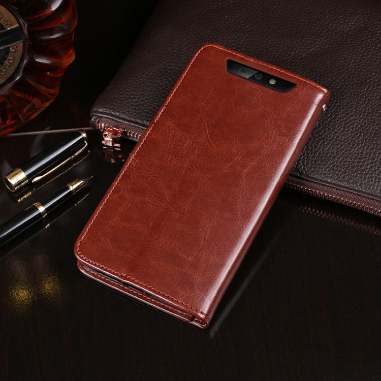 For Blackview BV5500 idewei Crazy Horse Texture Horizontal Flip Leather Case with Holder & Card Slots & Wallet(Rose Red) - More Brand by idewei | Online Shopping South Africa | PMC TechLife | Buy Now Pay Later Mobicred