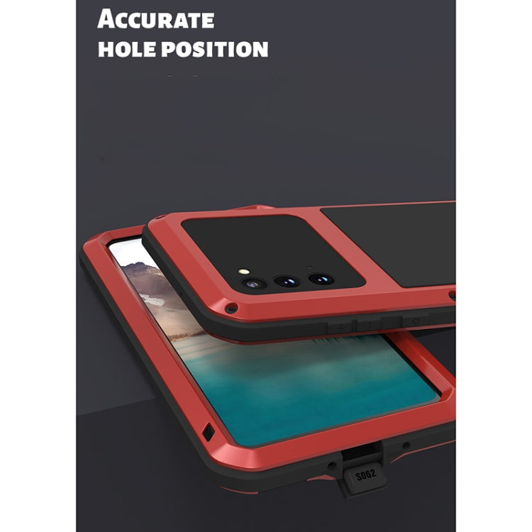 For Samsung Galaxy Note 20 LOVE MEI Metal Shockproof Waterproof Dustproof Protective Case without Glass(Yellow) - Galaxy Note20 Cases by LOVE MEI | Online Shopping South Africa | PMC TechLife | Buy Now Pay Later Mobicred