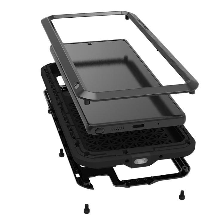 For Samsung Galaxy Note 20 LOVE MEI Metal Shockproof Waterproof Dustproof Protective Case without Glass(Yellow) - Galaxy Note20 Cases by LOVE MEI | Online Shopping South Africa | PMC TechLife | Buy Now Pay Later Mobicred