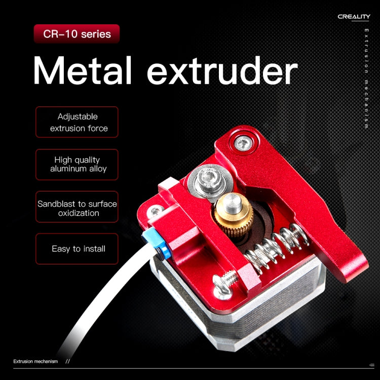 Creality All Metal Red Block Bowden Extruder Kit for Ender-3 / Ender-3 Pro / Ender-3 V2 / CR-10 Pro V2 3D Printer - Parts by Creality | Online Shopping South Africa | PMC TechLife | Buy Now Pay Later Mobicred
