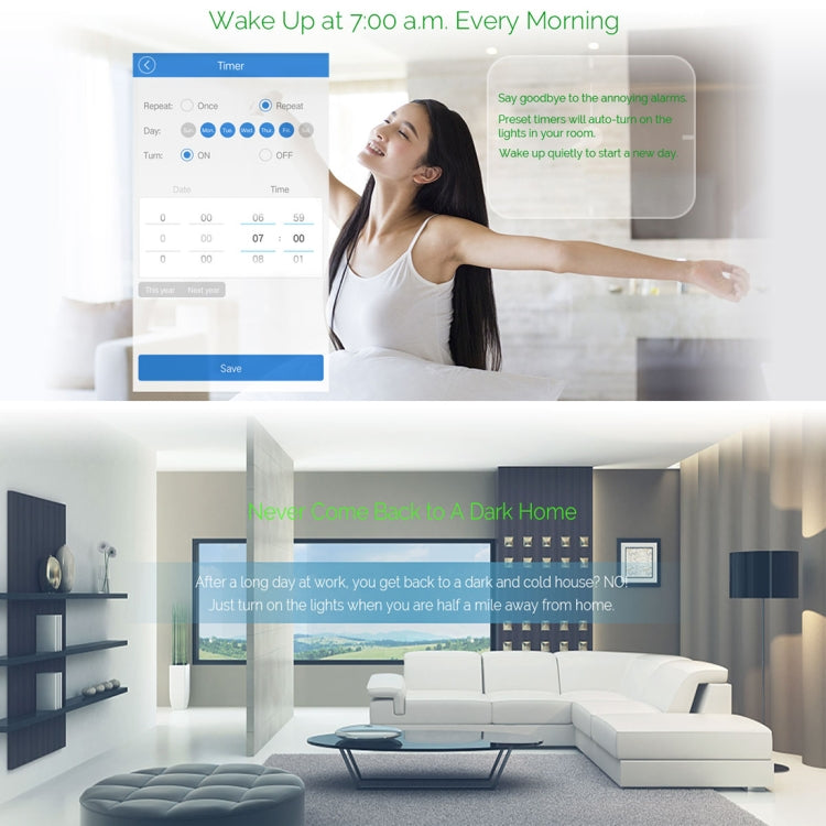 WS-UK-02 EWeLink APP & Touch Control 2A 2 Gangs Tempered Glass Panel Smart Wall Switch, AC 90V-250V, UK Plug - Smart Socket by PMC TechLife | Online Shopping South Africa | PMC TechLife | Buy Now Pay Later Mobicred
