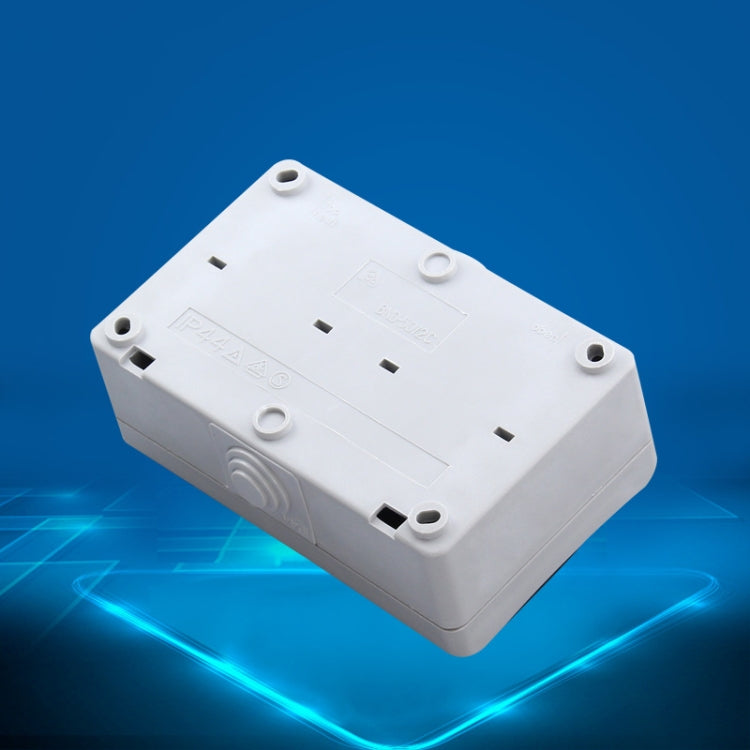 IP44 Waterproof Double-connection Socket with Cover, EU Plug - Extension Socket by PMC TechLife | Online Shopping South Africa | PMC TechLife | Buy Now Pay Later Mobicred