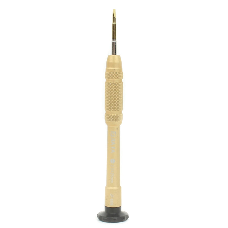 JIAFA JF-609-2.0 Mobile Phone Repair Tool 2.0 x 25mm Slotted Screwdriver (Gold) - Screwdriver by JIAFA | Online Shopping South Africa | PMc TechLife | Buy Now Pay Later Mobicred
