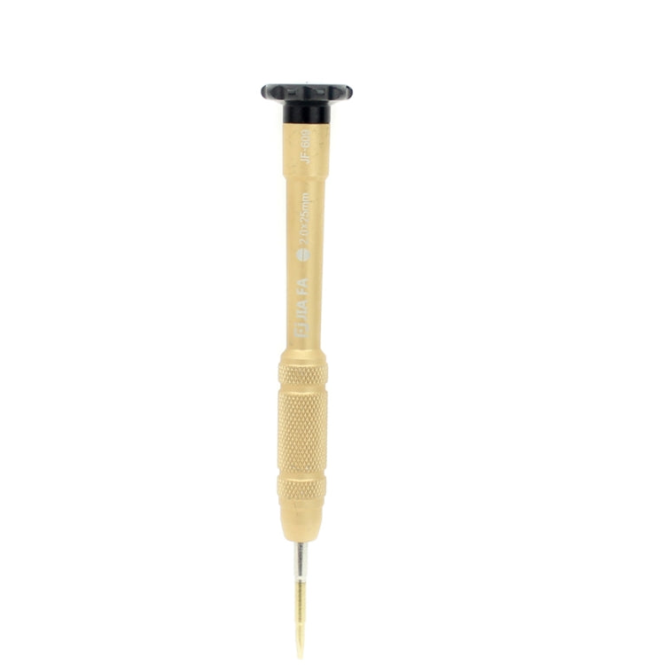 JIAFA JF-609-2.0 Mobile Phone Repair Tool 2.0 x 25mm Slotted Screwdriver (Gold) - Screwdriver by JIAFA | Online Shopping South Africa | PMc TechLife | Buy Now Pay Later Mobicred