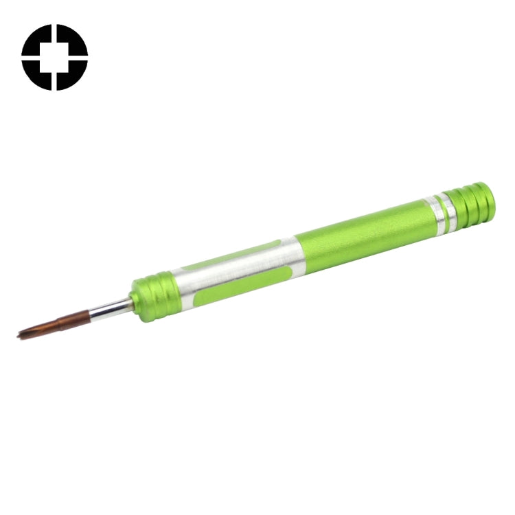 608-2.5 Hollow Cross Tip 2.5 Middle Bezel Repair Screwdriver(Green) - free shipping - PMC TechLife - Order now!
