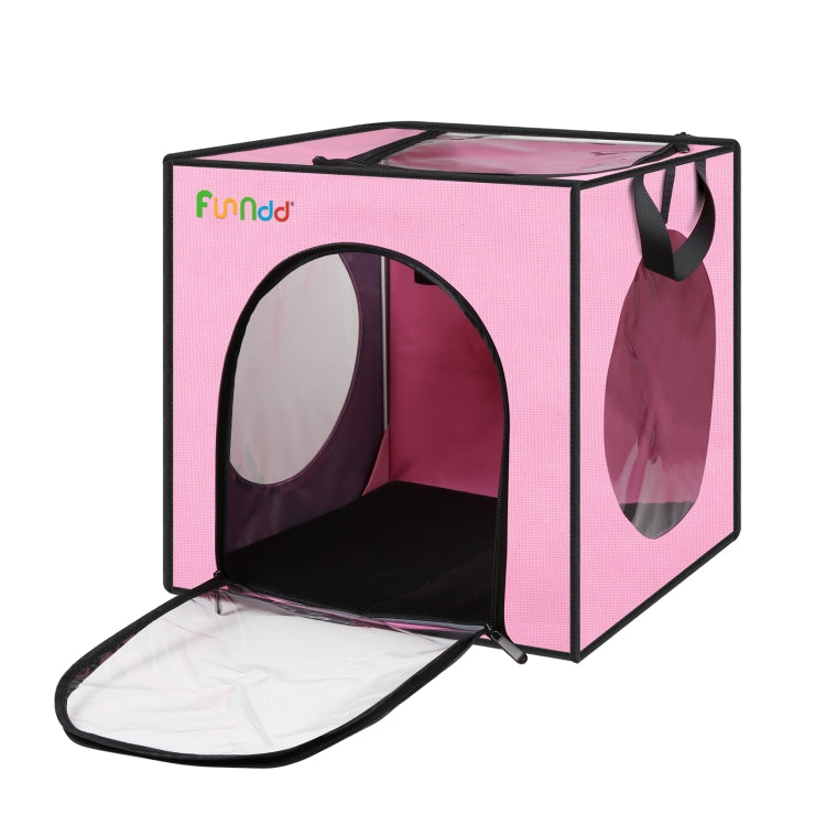 FUNADD Pet Bath Drying Box Portable Folding Dryer Cage, Suitable for Pets up to 5kg(Pink) - Grooming by PMC TechLife | Online Shopping South Africa | PMC TechLife | Buy Now Pay Later Mobicred