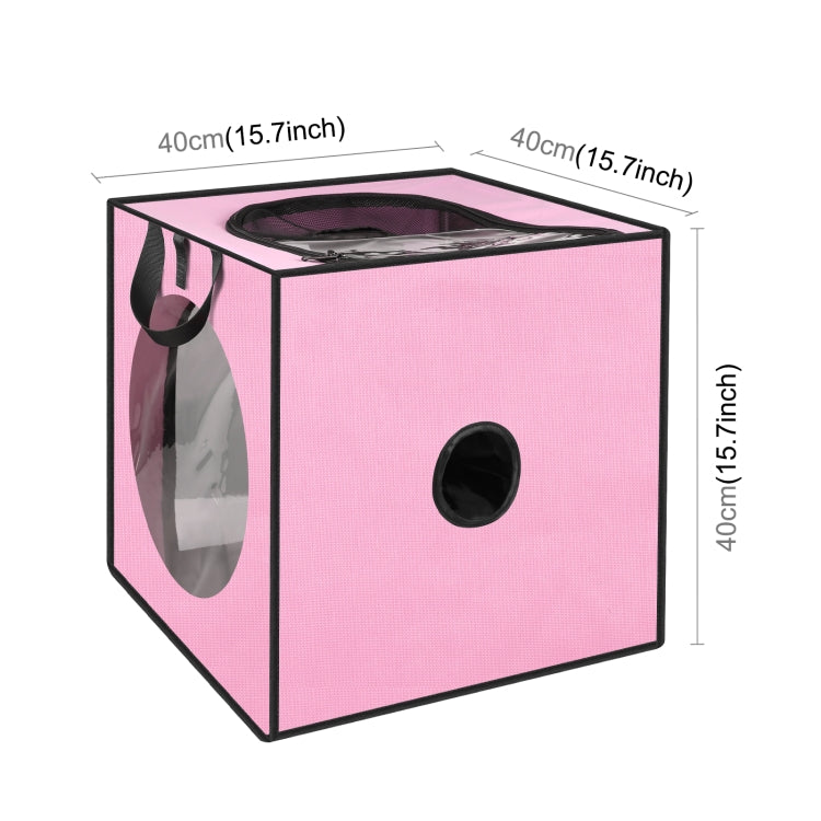 FUNADD Pet Bath Drying Box Portable Folding Dryer Cage, Suitable for Pets up to 5kg(Pink) - Grooming by PMC TechLife | Online Shopping South Africa | PMC TechLife | Buy Now Pay Later Mobicred