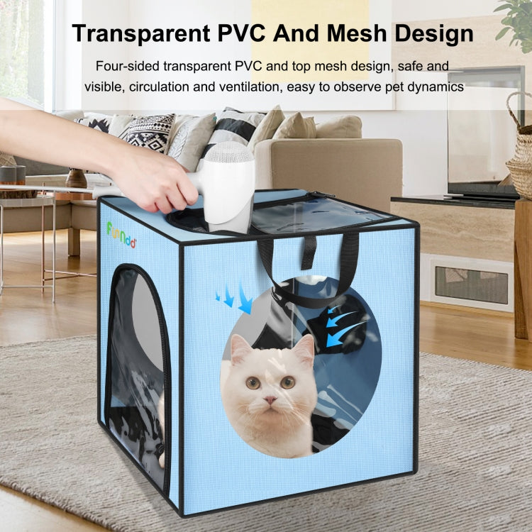 FUNADD Pet Bath Drying Box Portable Folding Dryer Cage, Suitable for Pets up to 5kg(Blue) - Grooming by PMC TechLife | Online Shopping South Africa | PMC TechLife | Buy Now Pay Later Mobicred