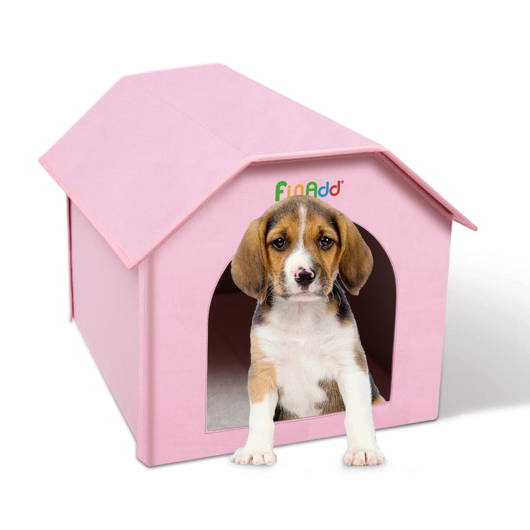 FUNADD Extra Large Folding Weatherproof Pet Houses with Removable Mat (Pink) - Pet Houses & Accessories by FunAdd | Online Shopping South Africa | PMC TechLife | Buy Now Pay Later Mobicred