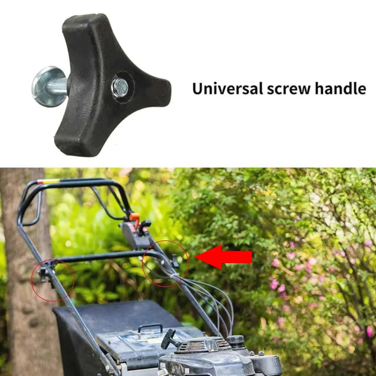 Lawn Mower Handle Bar Wheel Triangle Handle Knob with 5cm Screw - Lawn Mower, Saws & Accessories by PMc TechLife | Online Shopping South Africa | PMc TechLife | Buy Now Pay Later Mobicred