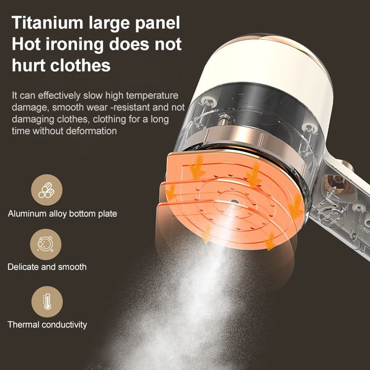 GT-01 33W Handheld Garment Steamer Electric Iron, EU Plug (Light Purple) - free shipping - PMC TechLife - Order now!