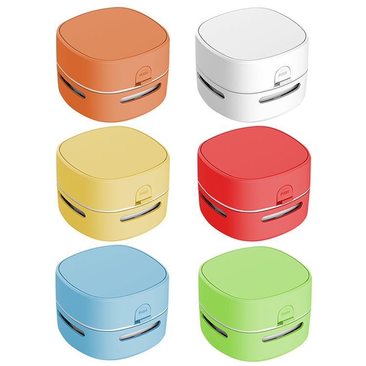 3W Hardcover Battery Style Portable Handheld Wireless Mini Desktop Vacuum Cleaner(White) - Mini Vacuum Cleaner by PMC TechLife | Online Shopping South Africa | PMC TechLife | Buy Now Pay Later Mobicred