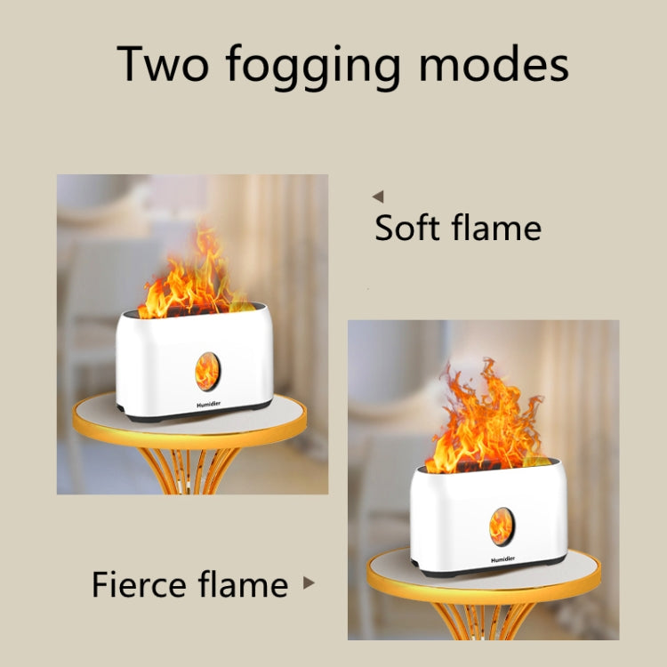 USB Simulation Flame Humidifier (Grey) - free shipping - PMC TechLife - Order now!