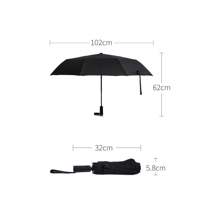 Original Xiaomi Youpin WD1 Empty Valley Automatic Umbrella, Size: 23 inch(Black) - free shipping - PMC TechLife - Order now!