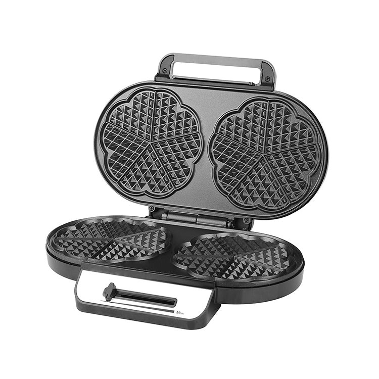 Household Waffle Maker Toaster Double Dish Heating Mini Breakfast Machine Sandwich Electric Cake Baking Machine, EU Plug - free shipping - PMC TechLife - Order now!