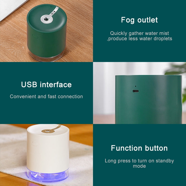 USB Smart Induction Ultrasonic Spray Humidifier with LED Indicator (White) - free shipping - PMC TechLife - Order now!