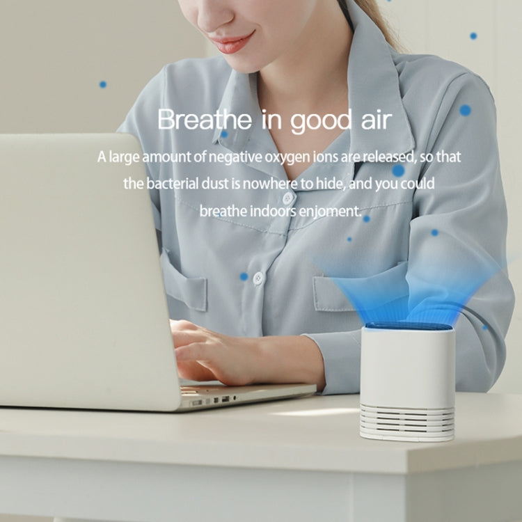 HE-K001 Hanging Neck Negative USB Rechargeable Ion Air Purifier Portable Household Formaldehyde Removal Portable Purifier(Black) - free shipping - PMC TechLife - Order now!